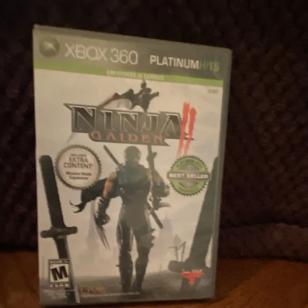Xbox 360 Tecmo Ninja Gaiden II Platinum Hits Manual Included - Microsoft